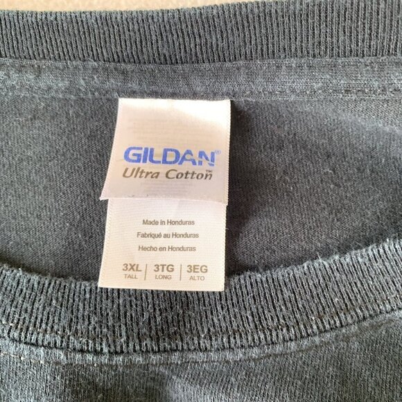 Motorcycle Mens T-Shirt 3XL Long American Dream Milwaukee Pin Up USA Gildan - Picture 6 of 7